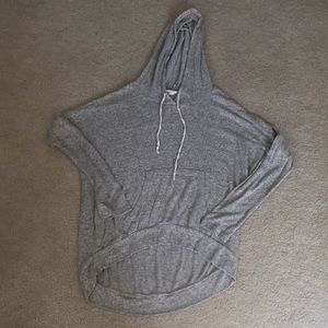 gray lightweight sweatshirt